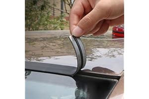 NANYACIV T-förmiger Dichtungsstreifen für Auto, 1,8 m, Auto-Windschutzscheiben-Wetter-Gummidichtung, Auto-Abisolierleiste, Schallschutz-Set für Auto und LKW