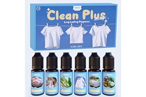 MISIJI Set di oli essenziali per diffusori,Aromaterapia Umidificatori Candele Fai da Te,Savon de cerisier,Cucurbitacine fraîche,Nettoyage océan,Lin fraîche,Aloe fraîche,Extra nettoyage