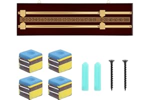 COSYCAYA Billiards scoreboard, billiards scorer, plus 4 jocks