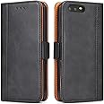 ROJIOJIO Cover per Huawei P10, Premium Pelle PU Portafoglio Flip Libro Libretto Custodia ​con [Chiusura Magnetica] [Supporto]