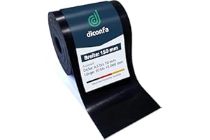 diconfa rotoli di gomma strisce 150mm 15cm LARGO - LUNGHEZZA da 0,05m a 10m SPESSORE da 0,5mm a 20mm - SELEZIONE 150mm (15cm), 1mm - Tappetino rotolo antiscivolo Impermeabile Robusto al metro