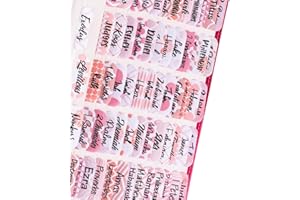 KGDUYC 5 feuilles onglet bible francais,bible rose，marque page bible,bible journaling,Autocollants set d'onglets d'indexation de la Bible, Marque-pages bibliques pour femmes ，bible femme (rose)