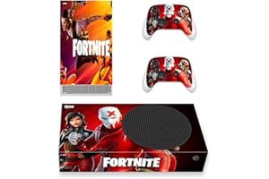 SUPREME SKINZ Xbox Series S Fortnite Red Ex Skin, Decal, Vinyl, Sticker, Faceplate - Console and 2 Controllers - Protective Cover New SERIES S