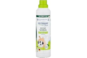 ‎HEITMANN PURE HEITMANN pure Reine Soda | Vielseitiger Reiniger für Fett, Schmutz, Flecken & Gerüche | Natürlich & umweltfreundlich | Für Haushalt & Garten | 750 ml