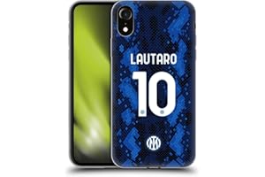 Head Case Designs Licenza Ufficiale Inter Milan Lautaro Martínez 2021/22 Giocatori Home Kit Custodia in Gel [Protezione di Grado Militare] Compatibile con Apple iPhone XR
