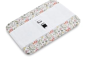 COOL · DREAMS Funda para Colchon Cambiador de Bebe 80x50 de Rizo Impermeable, Absorbente con Sistema Safelock para Evitar Caidas Mientras Cambias al Bebé. Color Safari Jungle CoolDreams