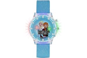 Disney Disney Frozen FZN4087ARGSET - Orologio digitale al quarzo da ragazza, con cinturino in gomma, multicolore