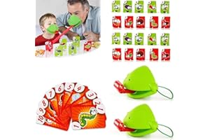 Tugeem Frog Tongue Game, Lizard Tongue Game, Frog Mask with Blow Tongue, Frog Tongue Mask Games, Frog Toy Tongues Out Toys,with Blowing Air, Multiplayer Party Games(2PCS)