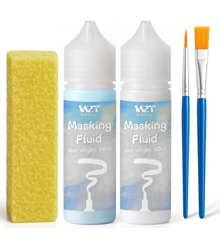 Frisk Masking Fluid, Blue, 60 ml