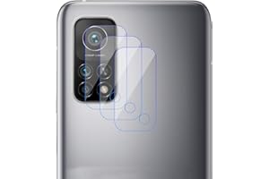 NOKOER Kamera Glas Schutzfolie Kompatibel für Xiaomi Mi 10T/10T Pro, [3 Stück] Ultradünnes Gehärtetes 2.5D Kamera Schutzglas, 360 Grad Schutzkamera- Transparent