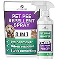 Afterglobe 3-in-1 Pet Urine Enzyme Cleaner for Carpets, Furniture and Flooring, Removes Pee Stains & Odour, Stops Repeat Marking in the House, Pee Smell Neutraliser For Dogs and Cats