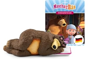 tonies Hörfigur für Toniebox, Mascha und der Bär – Winterschlaf für alle + 5 weitere quirlige & lustige Geschichten, Hörspiel für Kinder ab 4 Jahren, Spielzeit ca. 50 Minuten