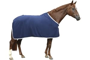 Covalliero RugBe 3211609 - Manta polar (165 cm), color azul marino