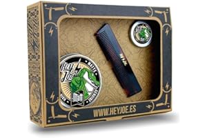 HEY JOE - Pomade Survival Kit MATT | Kit pomada MATE contiene la pomada 100 ml., 15 ml. y nuestro peine de bolsillo hecho a mano