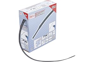 BGS 6852 - Boîte de gaines thermorétractables - noires - Ø 8 mm - 5 m