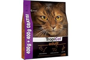 Karma premium dla dorosłych kotów z prebiotykiem i kurczakiem TROPICAT ADULT 800g | Sucha karma dla kota