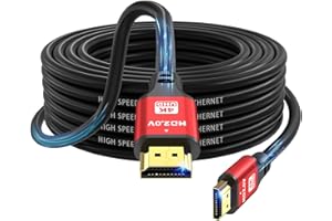 jojobnj 4K HDMI Cable 10m, High Speed HDMI 2.0 Cord 4K@60Hz 18Gbps, Ultra HD,Ethernet Audio Return,Video 4K,1080p,3D,Arc, HDR Compatible with Xbox,PS5/PS4,HDTV,Laptop ect(Red)
