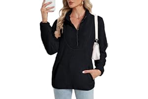 Koerye Felpe Donna Senza Cappuccio Pullover Pile Top Casual Termico Manica Lunga Pullover Tops Eleganti Caldo Hoodie Fleece Jumper