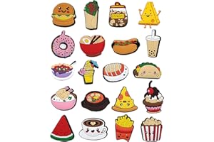 Magiho Charmes de Chaussures, 10 Pcs Rose Chaussures Clips Décoration Mignon Chaussures Accessoires pour Chaussures et Bracelet