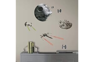 RoomMates Pegatinas de Pared Star Wars Naves Clasicas