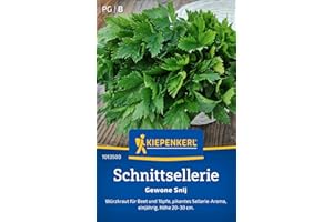 Kiepenkerl Schnittselleriesamen Gewone Snij 1013500 - Einjähriges Würzkraut mit einem pikanten Sellerie Aroma und einer Wuchshöhe von 20 bis 30 cm - Kräutersamen