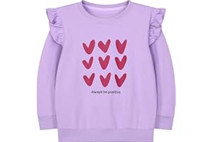 Gumyoss Felpa Unicorno Bambina Pullover Bambine in Cotone Magliette Manica Lunga Bambina Autunno Inverno Senza Cappuccio Felpa Bambine e Ragazze 2-7 Anni