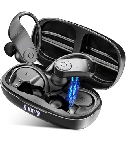 Ecouteurs Bluetooth Sans Fil, 2024 Écouteurs Bluetooth 5.3 Avec 4 ENC