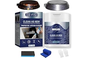 AINXTOLM Mof Chef Cleaning Powder,Heavy Duty Degreaser Cleaner,Mof Chef Cleaner Powder,All Purpose Degreaser for Kitchen,Grease Remover for Stubborn Oil Pollution,Kitchen Degreaser Protective Formula 100g