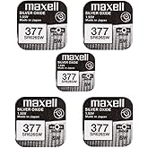 Maxell Brunswick 377 SR626SW D&uuml;ğme pil 1,55 V