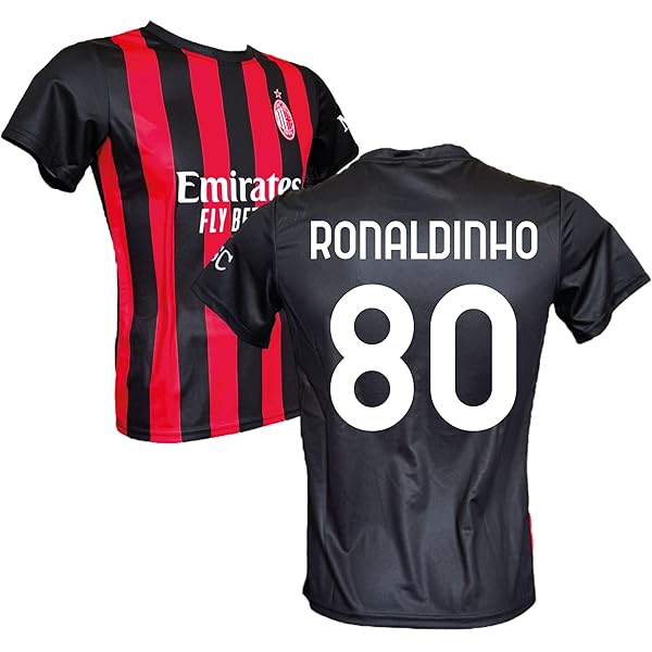 COMPLETO MAGLIA RONALDINHO 80 + PANTALONCINI PRODOTTO UFFICIALE 2024-2025