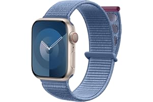 Maledan Nylonowy pasek kompatybilny z Apple Watch 44 mm, 38 mm, 42 mm, 40 mm, 41 mm, 45 mm, 49 mm, regulowany, sportowy, kompatybilny z iWatch Series 9, 8, 7, 6, 5, 4, 3, 2, 1, SE