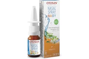 OTOSAN natürliches Baby Nasenspray 20ml mit Meerwasser & Biopflanzenextrakten für Kinder & Kleinkinder - abschwellend, reinigend, befeuchtend - Medizinprodukt