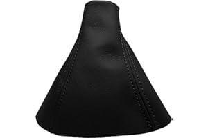 JPSTRAPS For VOLVOXC90 Manual Change Model (2002-2014) Gear Stick Gaiter Suitable for 100% Black Leather