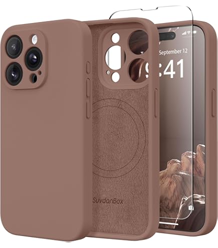 JETech Coque Souple Clair Pour IPhone 12 6,1 Pouces, Protection Complète D' Objectif De Caméra, Compatible Avec MagSafe Recharge Sans Fil, Étui Housse En TPU Galvanisé Antichoc (Bleu Foncé