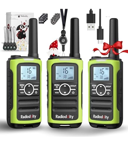 Echo-DE/IT PMR446 Radio | German/ltalian Voice Prompts | Li