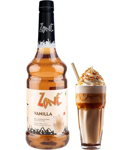 Zone Caramel Flavoured syrup Perfect For Rich Coffee Syrup & Drink