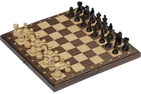 Goki - 2041509 - Jeu D'Échecs Magnétique Dans La Boîte Pliante En Bois