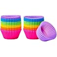 Caissette Gateau Caissettes à Muffins Réutilisables Motifs Noël LABRIMP - Lot De 200, Solides, Pour Pâtisserie, Gâteaux, Cupcakes Caissettes Muffins Noël