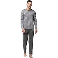 VIMAL JONNEY Cotton Blend Night Suit for Men with Round Neck Full Sleeve T-Shirt and Track Pant-VJ-MNS-TTP-GROUP24
