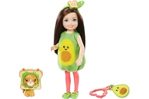Barbie Famille Mini-poupée Chelsea Déguisement Avocat avec Accessoires Assortis, Jouet pour Enfant, GJW31, Multicolore