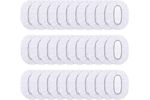 OUTUS 100 Pack Clear Disposable Ear Protectors Waterproof Ear Covers for Hair Dye, Shower, Bathing
