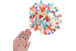 Gosknor 100uds Mini Tortugas Resina Luminosas, Tortugas de Resina Diminutas Que Brillan la Oscuridad Cosas Miniatura Miniaturas para Casas Muñecas para Decoración de Jardines y Micropaisajismo