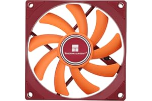 Thermalright TL-9015R - Ventilador para CPU (silencioso, 4 pines, PWM PC, ventilador de refrigeración de 15 mm, velocidad de 2700 rpm, ventilador de CPU de 90 mm)