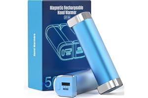 Chauffe-Mains Rechargeable 10000mAh, gabless Chauffe Mains Electrique, chaufferette Main reutilisable, Chaufferette Electrique, Chauffe-Mains pour l'extérieur, Cadeau d'hiver Enfants Femmes Hommes