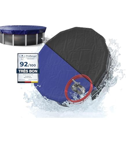 Bâche De Piscine Ronde De 3,7 M Pour Piscines Hors Sol