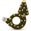 Générique LED Projecteur Noel Interieur USB en Forme de Sapin Plug and Play | Projecteur de Noel Intérieur Projecteur Plafond Lumineux HD avec LED Chaudes et Corps Flexible Décoration Festive pour Maison