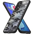 Ringke Fusion Matte Compatible with Redmi Note 11 / 11S Case Cover Anti Fingerprint Hard PC Back TPU Bumper Scratch Resistant Natural Form - Matte Camo Black
