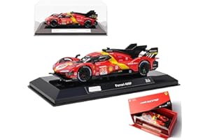 HTLNUZD Bburag 1/43 499P # 51 Champion Racing Auto in Lega per Ferrari 24h Lemans Rally Adulto Pittura da forno Diecast Collezione di modelli