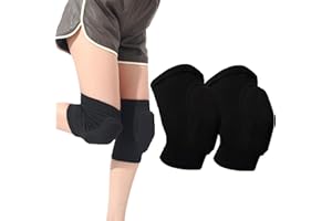 SUQ 1 Paar Knieschützer, Dehnbar Kniebandage Unterstützung, Kniestütze für den Sport, weiche Knieschoner für Tänzer, Elastische, Atmungsaktive, Anti-Rutsch, für Volleyball(L Größe passt 120-180 Pfund)