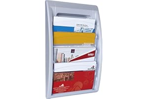 PAPERFLOW Fast Paper - Oversized QuickFit Wall Display Silver